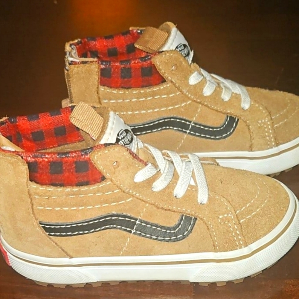 VANS Kids SK8-Hi Zip MTE-1- Plaid